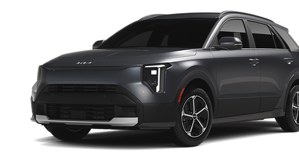 Front side angle view of the 2027 Kia Niro Hybrid Electric SUV EX trim.