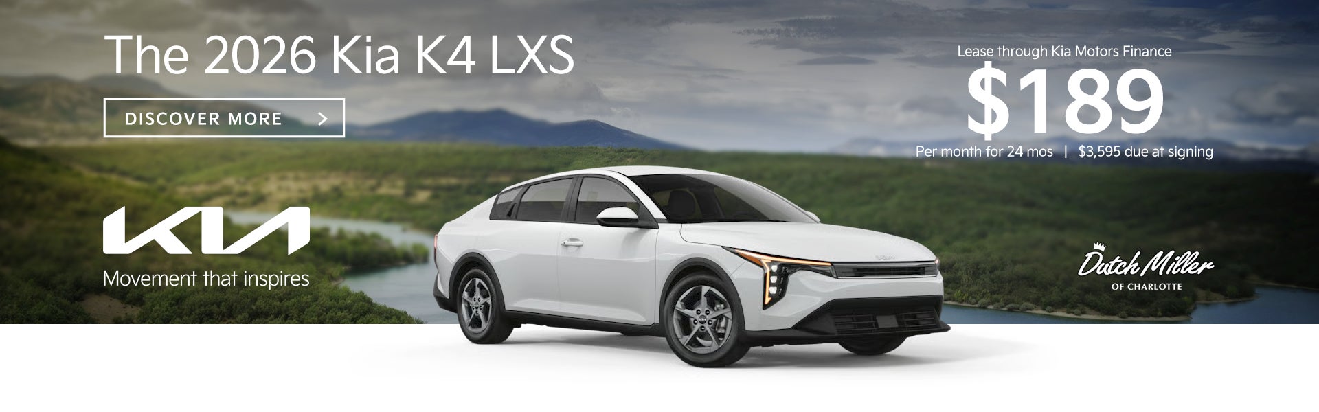 Kia K4 LXS Lease