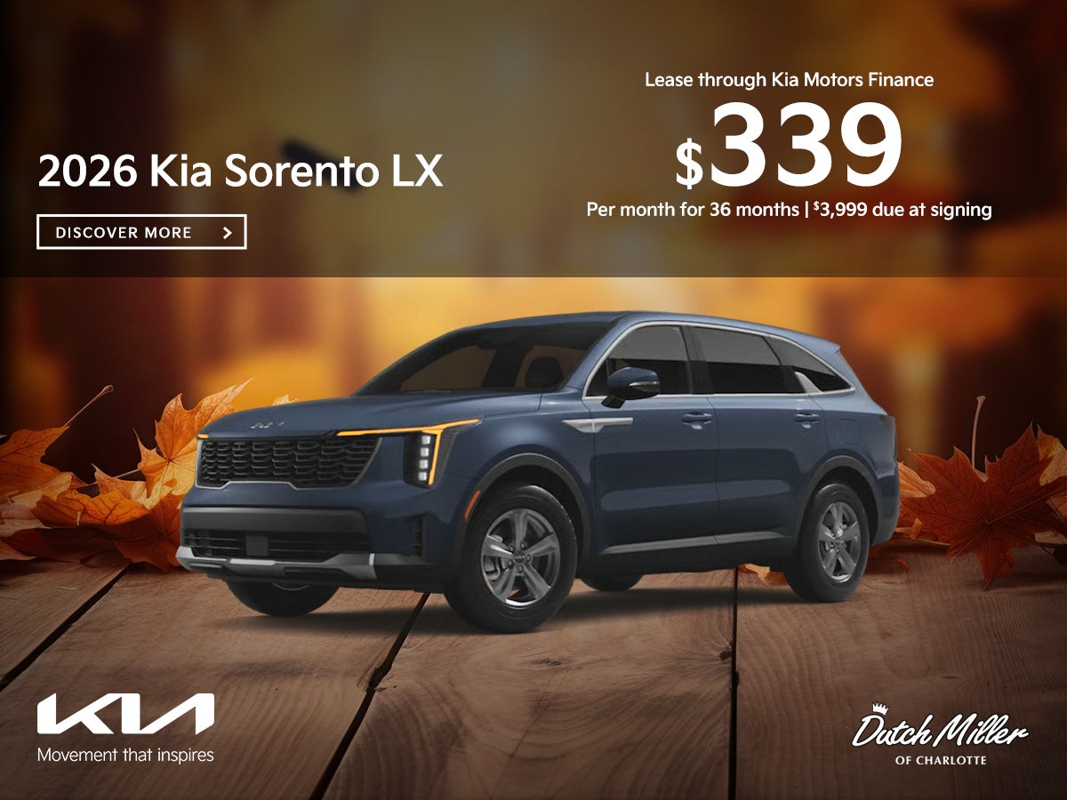 October Sorento Lease Offer