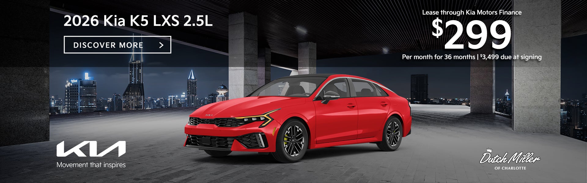 K5 Labor Day Lease Offer