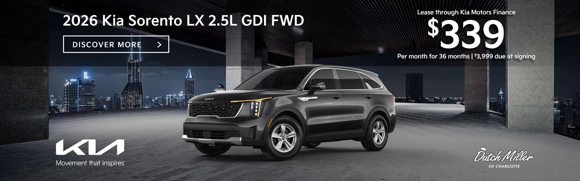 Sorento Labor Day Lease Offer