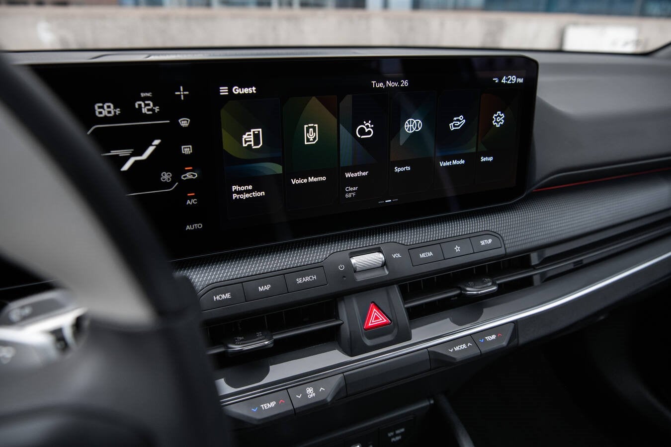 Kia K4 dashboard technology detail