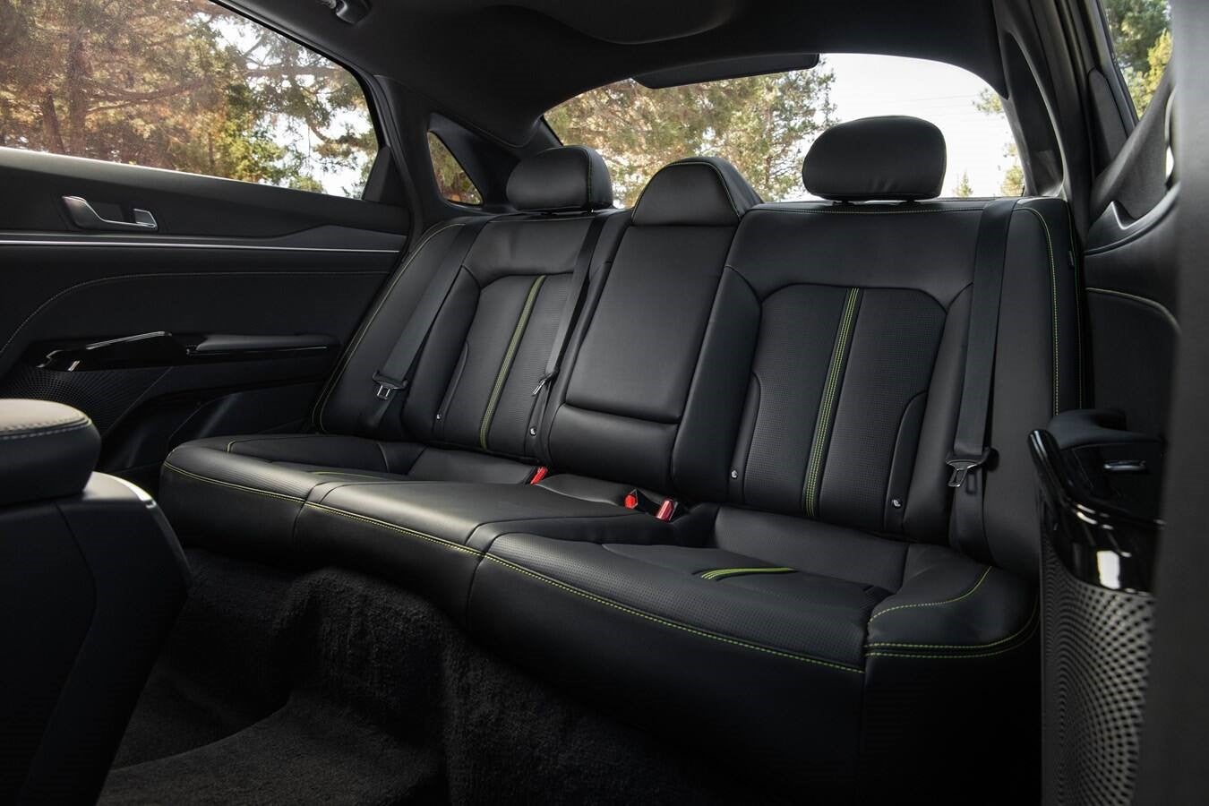 Kia K5 rear passenger seating