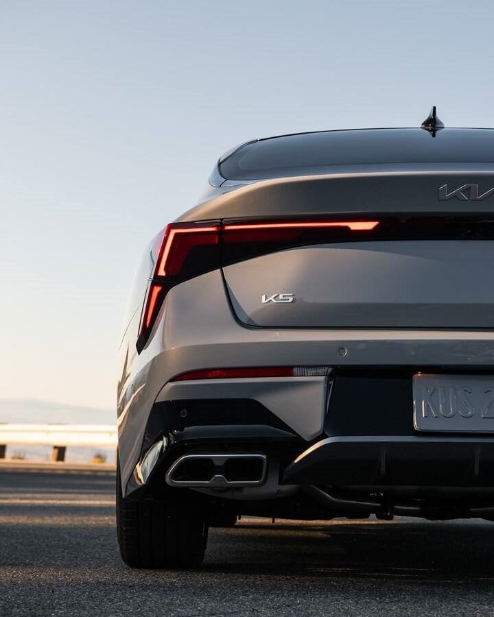 Kia K5 rear taillight detail