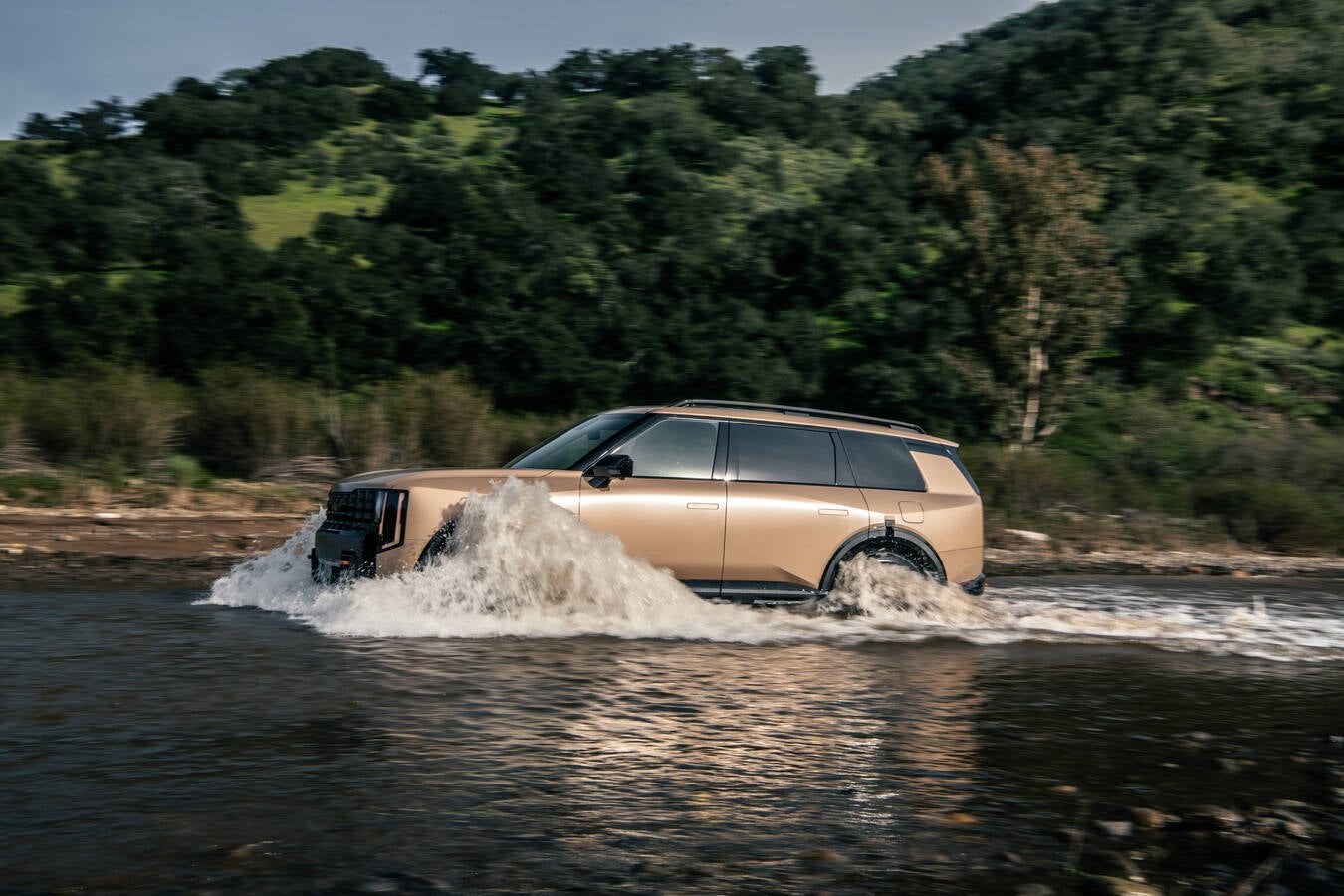 2027 Kia Telluride X-Pro crossing water